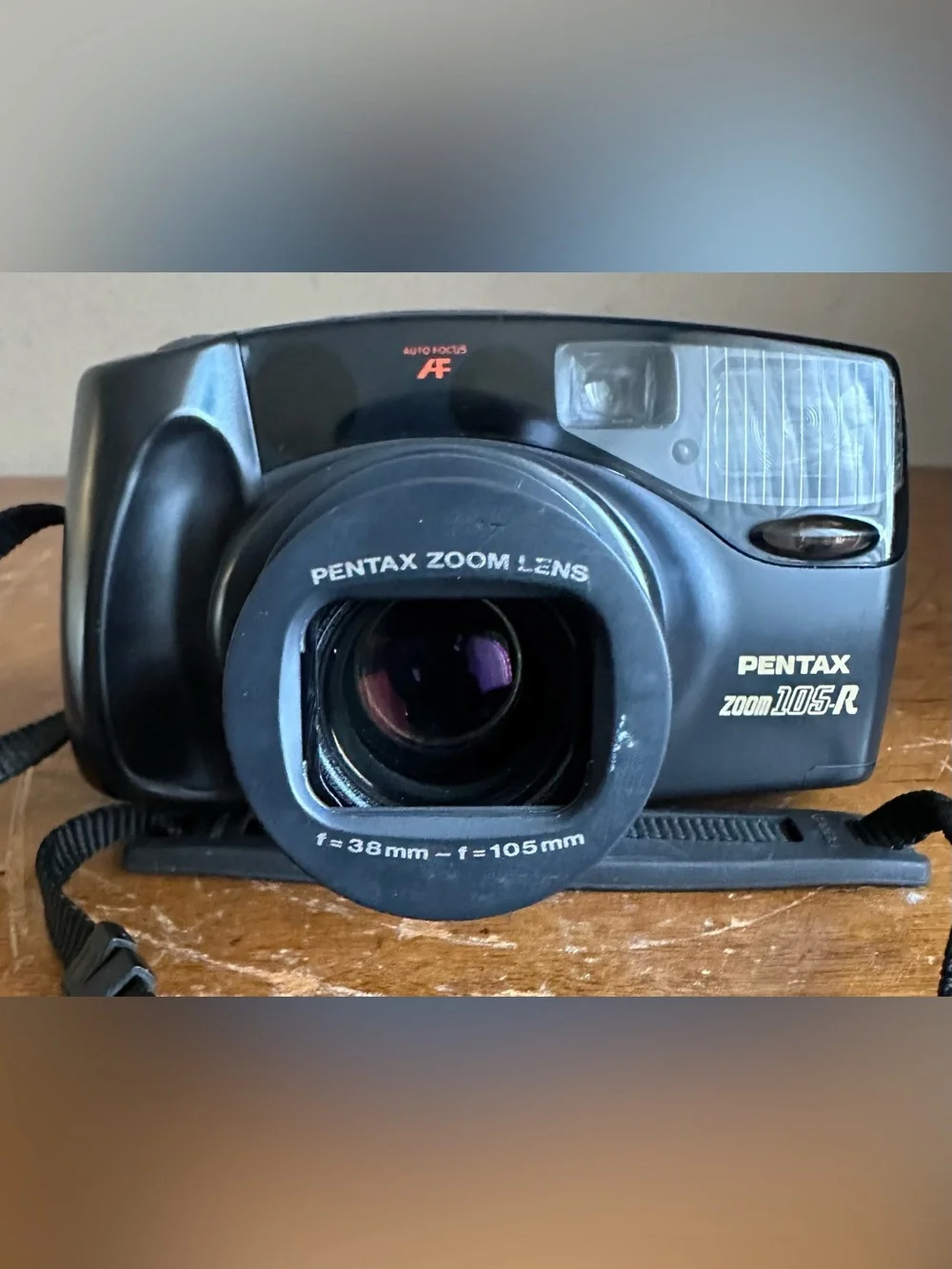 Pentax Zoom 105-R Compact 35mm Point & Shoot Film Camera w/ 105mm Zoom Lens